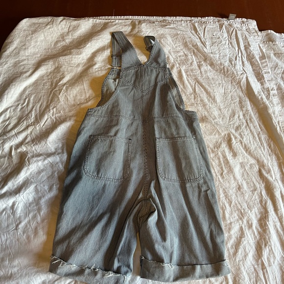 Floral Patchwork Upcycled Jean Jumpsuit - Picture 10 of 10